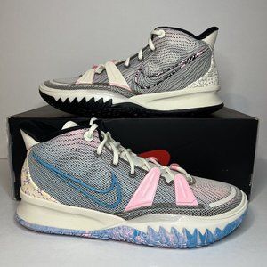 Nike Kyrie 7 Pale Ivory Chlorine Blue CZ0141-100 Men’s Size 11